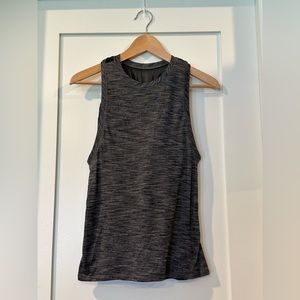 Lululemon Grey Tank w/ Attached Black Bra